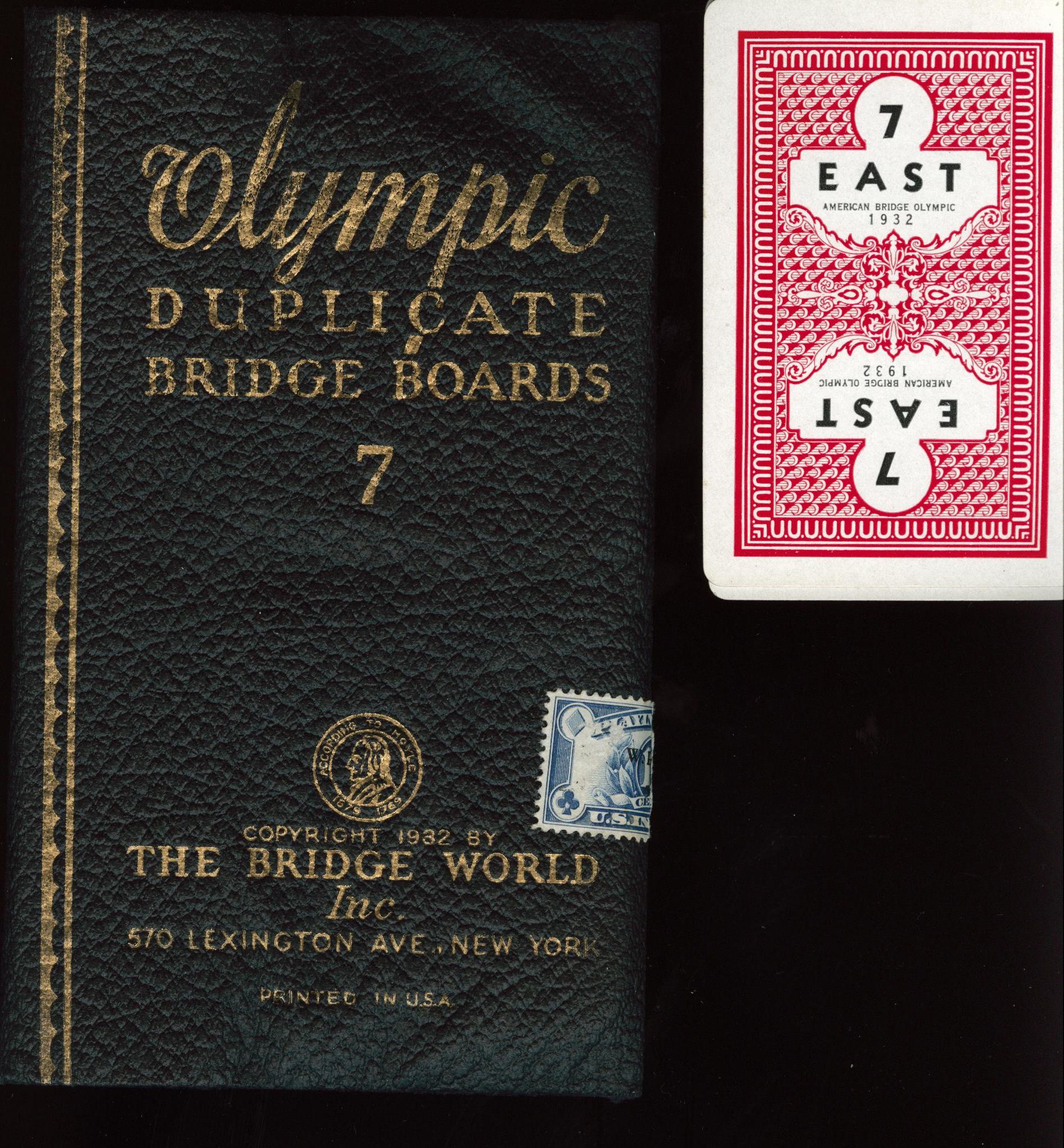 1932 Olympic Wallet and Cards