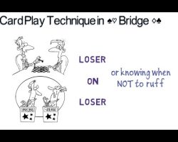 Card Play Technique 01 - Loser On Loser